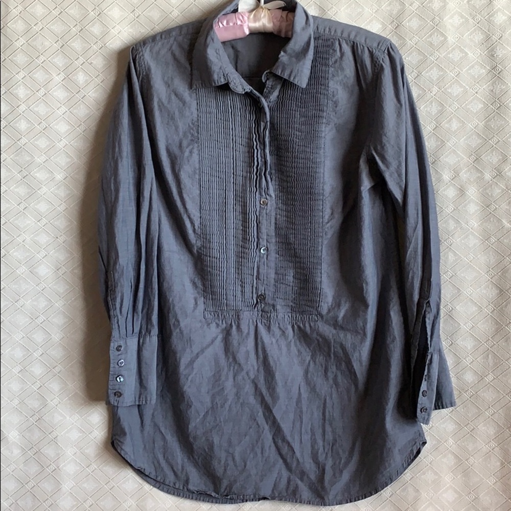 J. Crew front tuxedo top